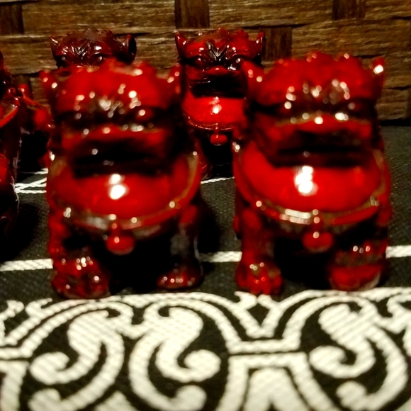 Other Foo Dog Statues Used 1 12 Tall Poshmark